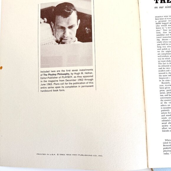 1960s THE PLAYBOY PHILOSOPHY PART 1, 2, AND 3 BY HUGH HEFNER BOOKLETS - Picture 8 of 14